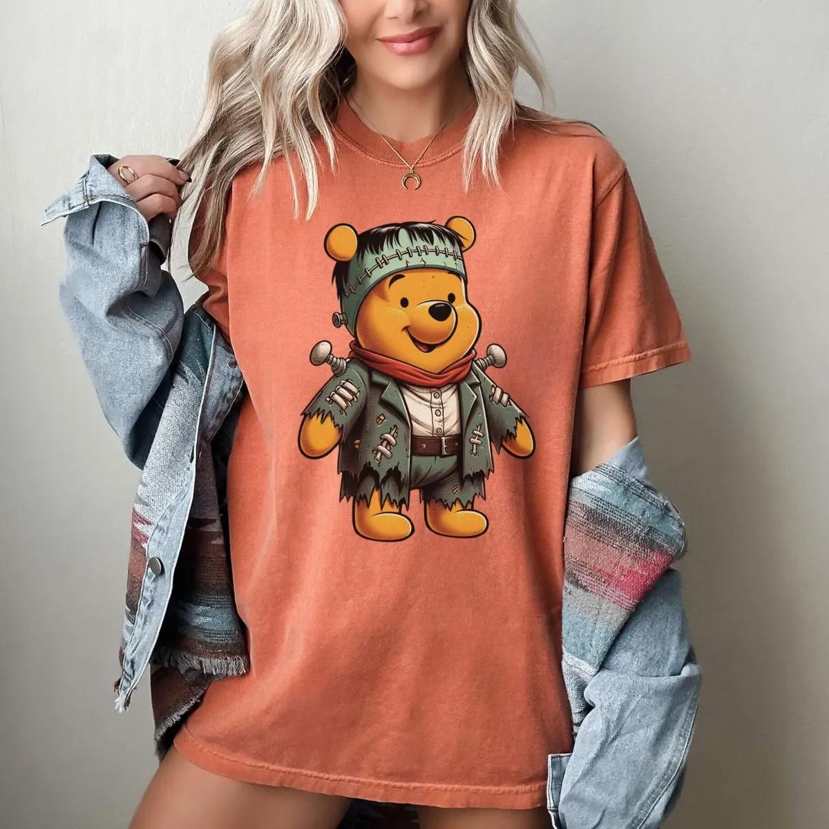 Halloween Frankenstein Winnie the Pooh Disney Shirt 2