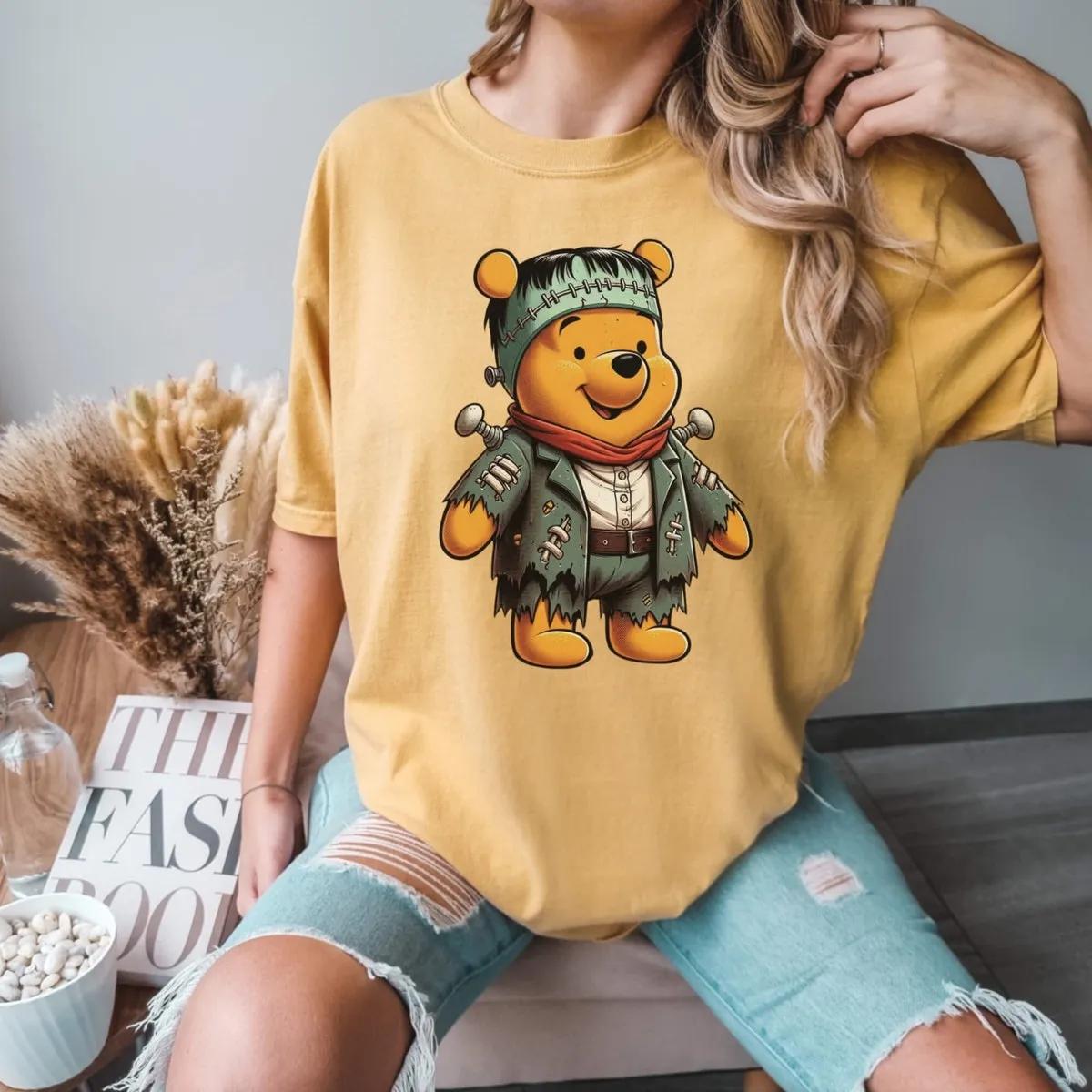 Halloween Frankenstein Winnie the Pooh Disney Shirt 3