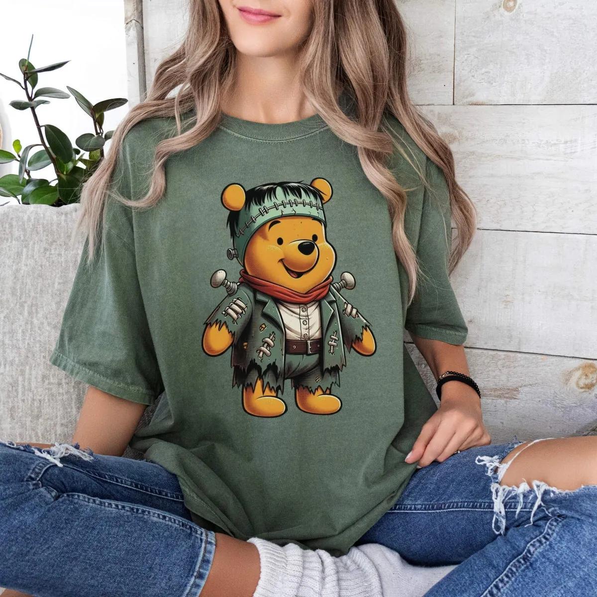 Halloween Frankenstein Winnie the Pooh Disney Shirt 4