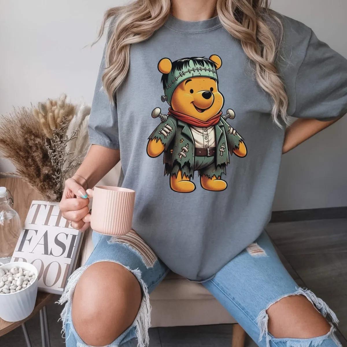 Halloween Frankenstein Winnie the Pooh Disney Shirt 5