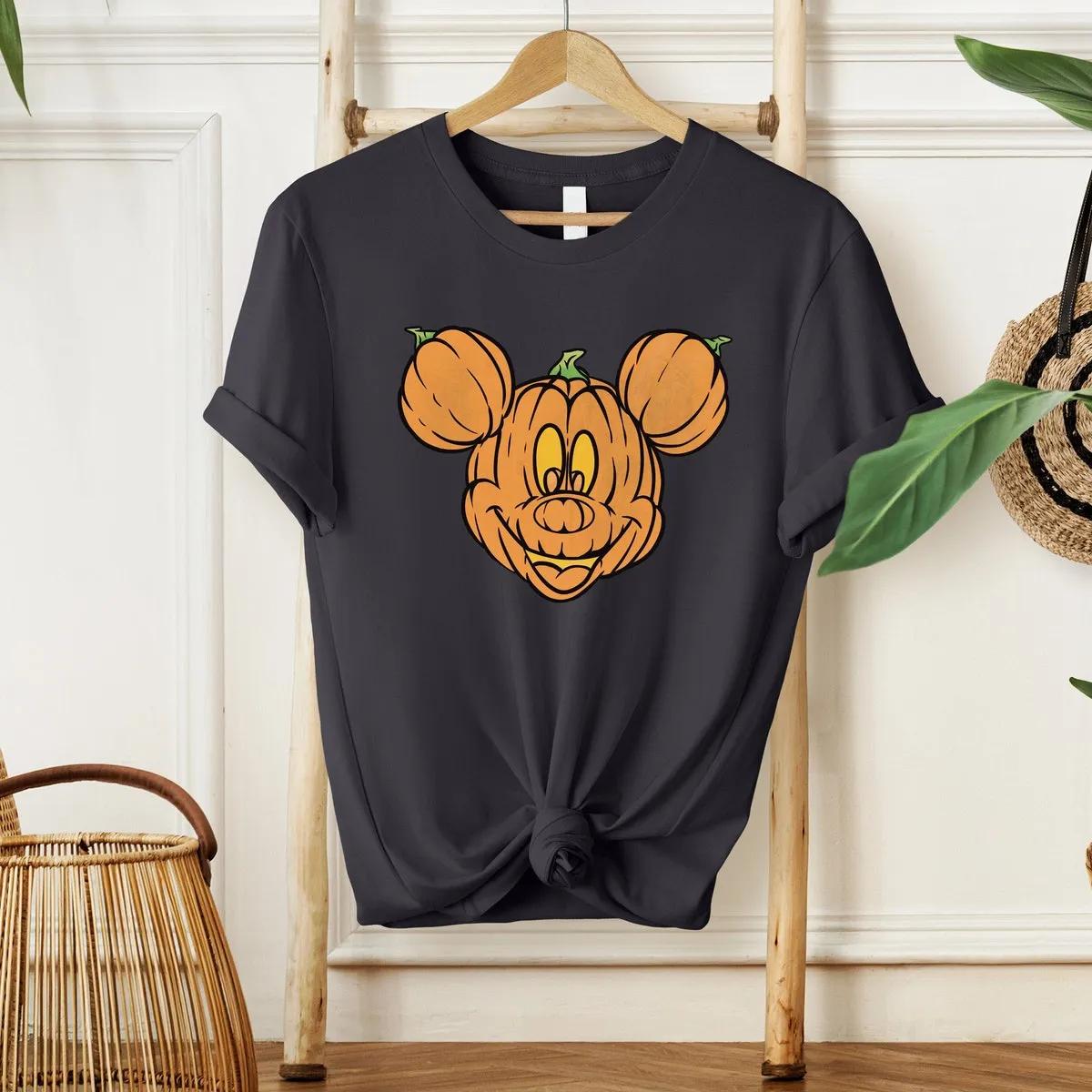 Halloween Mickey Pumpkin Head Shirt 1