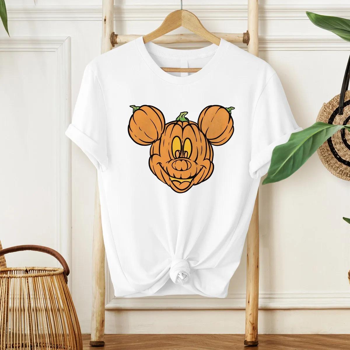 Halloween Mickey Pumpkin Head Shirt 3