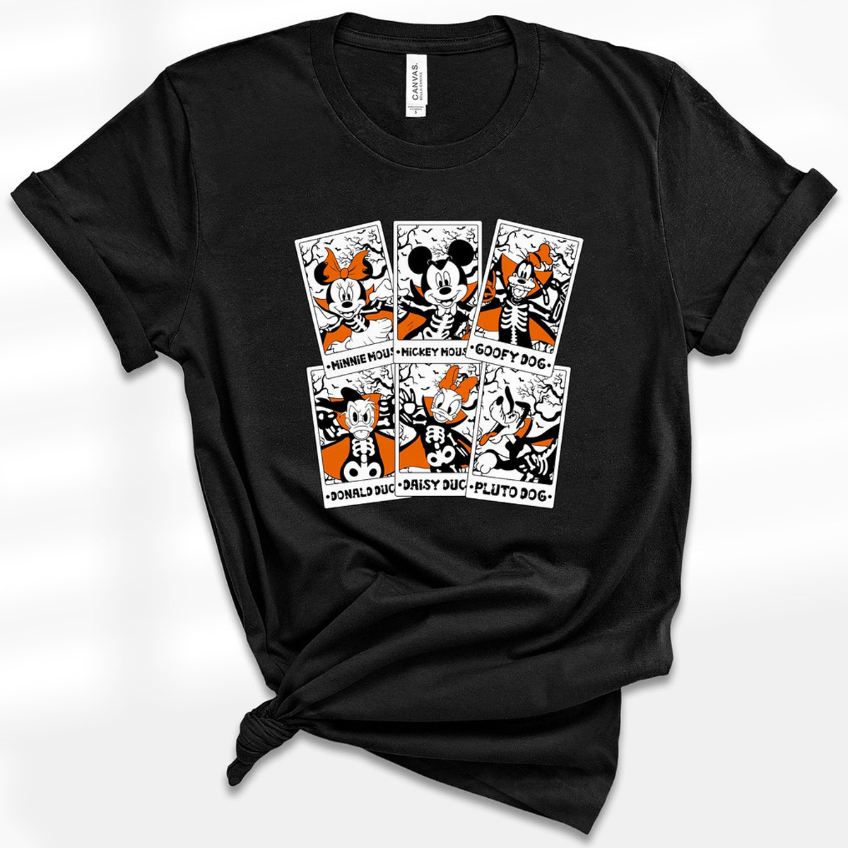 Halloween Mickey and Friends Tarot Card Disney Shirt 1