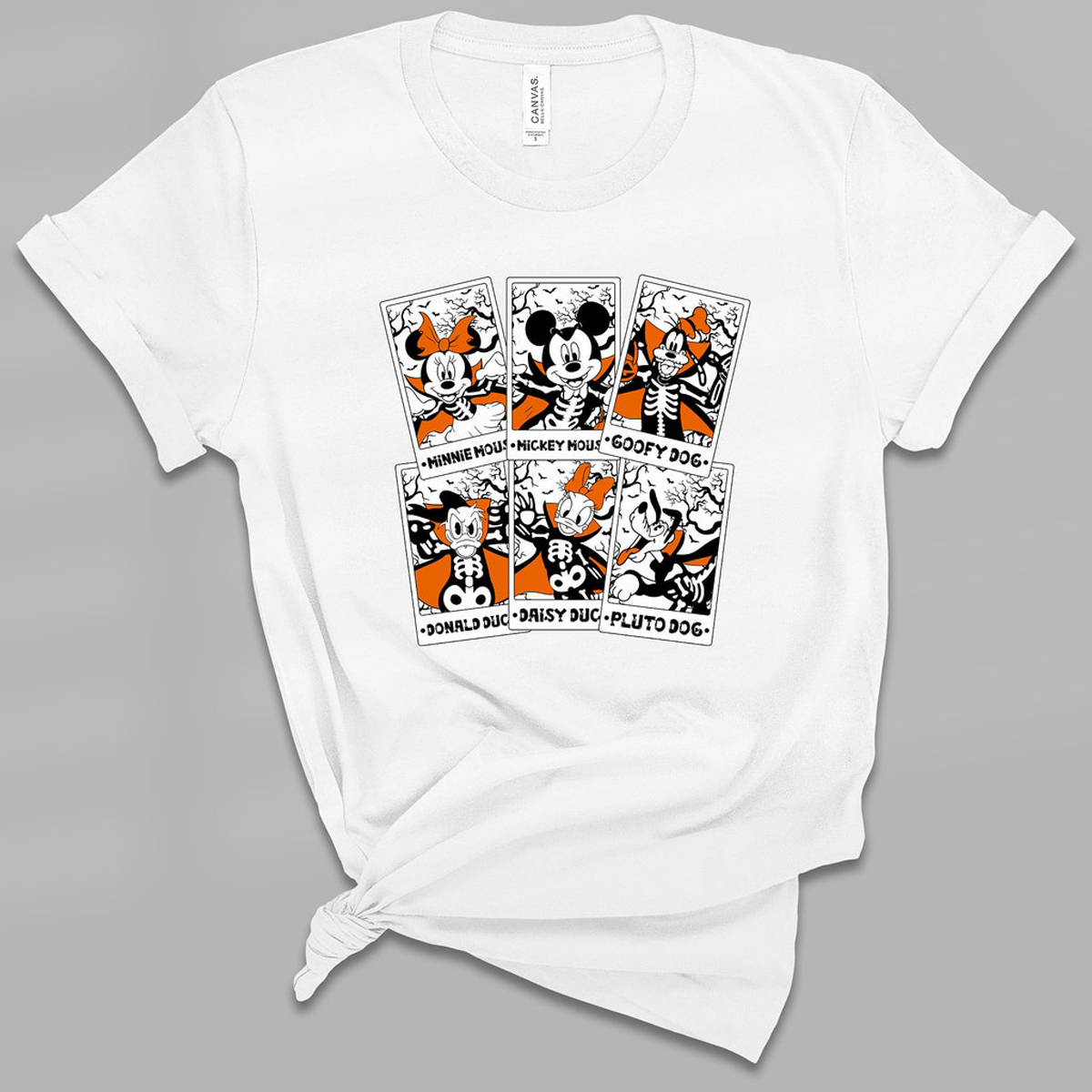 Halloween Mickey and Friends Tarot Card Disney Shirt 2