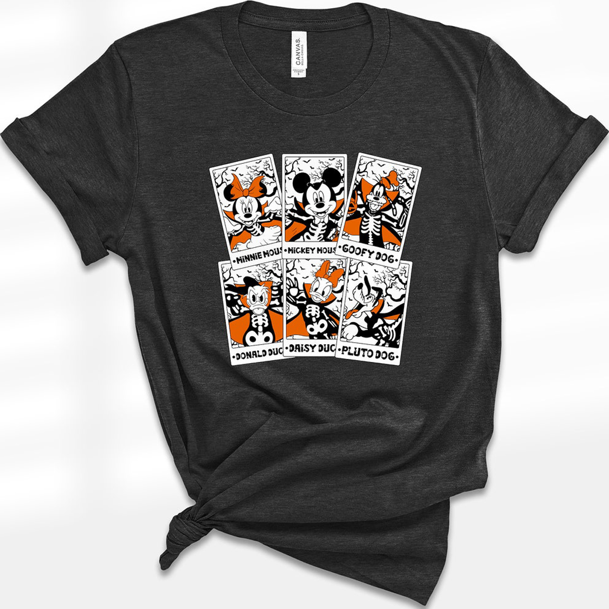 Halloween Mickey and Friends Tarot Card Disney Shirt 3