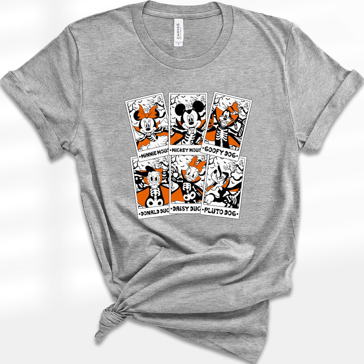 Halloween Mickey and Friends Tarot Card Disney Shirt 4