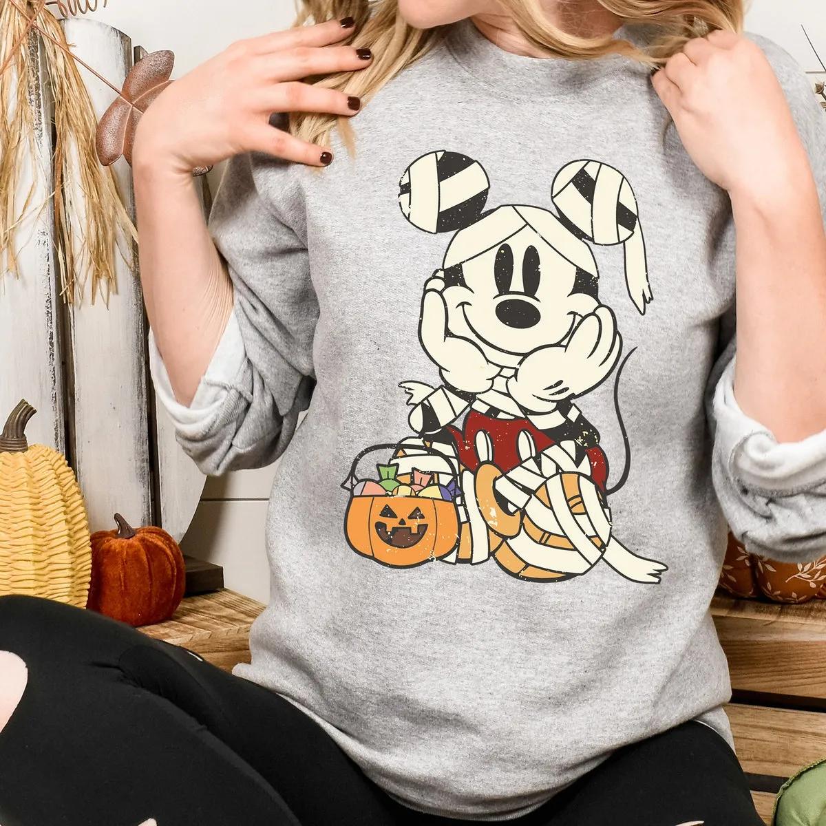 Halloween Mummy Mickey Disney Shirt 4