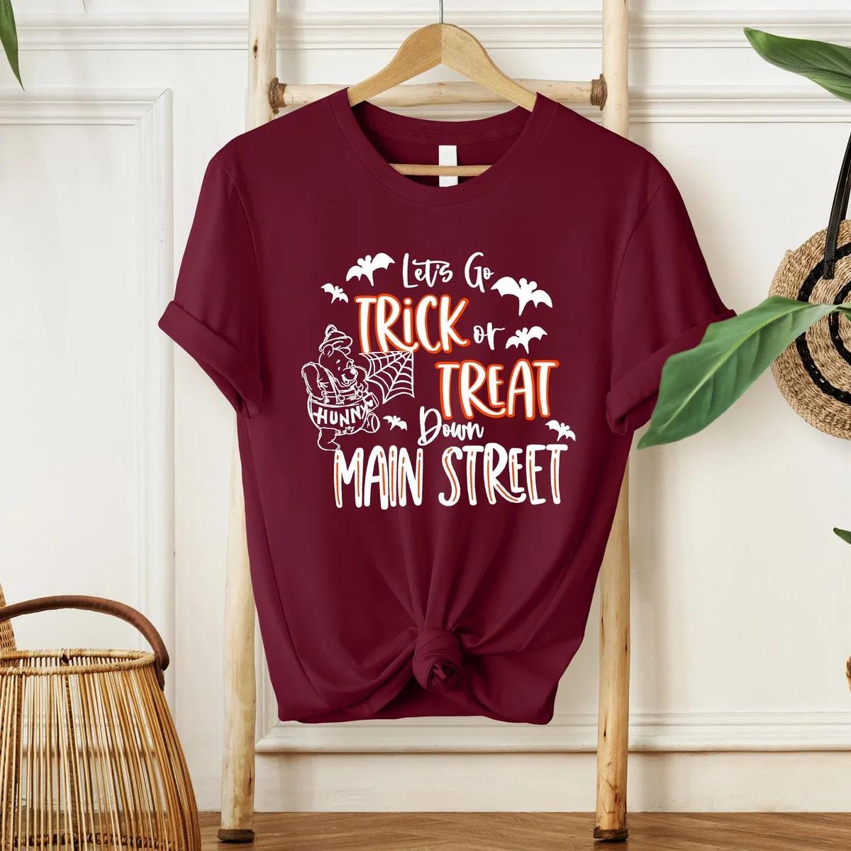 Halloween Winnie The Pooh Trick Or Treat Shirt 1