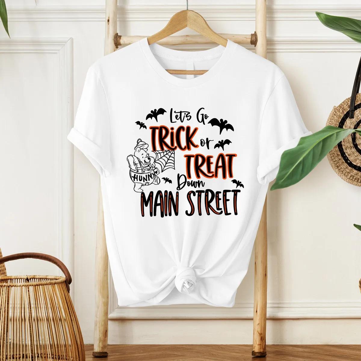 Halloween Winnie The Pooh Trick Or Treat Shirt 2