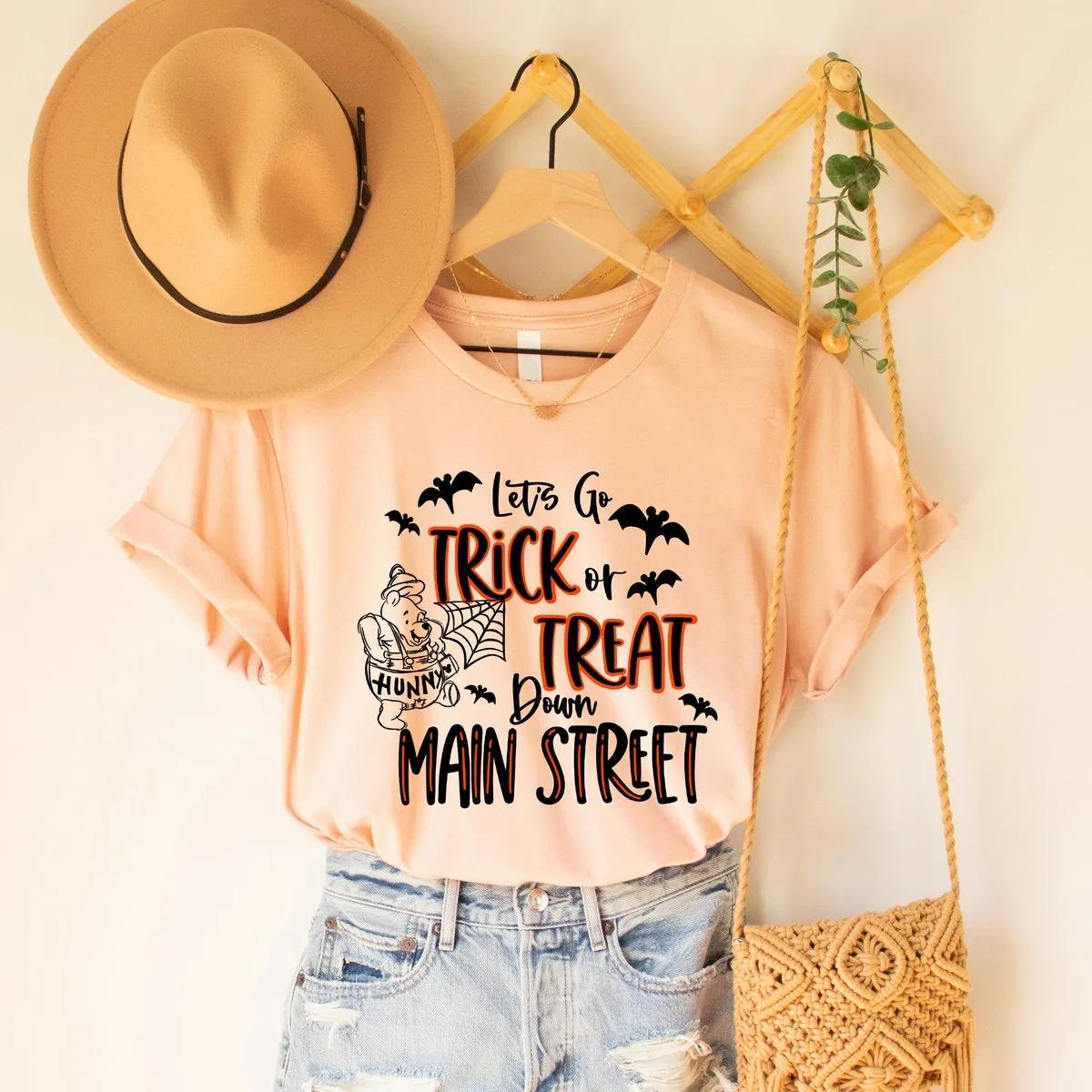 Halloween Winnie The Pooh Trick Or Treat Shirt 3