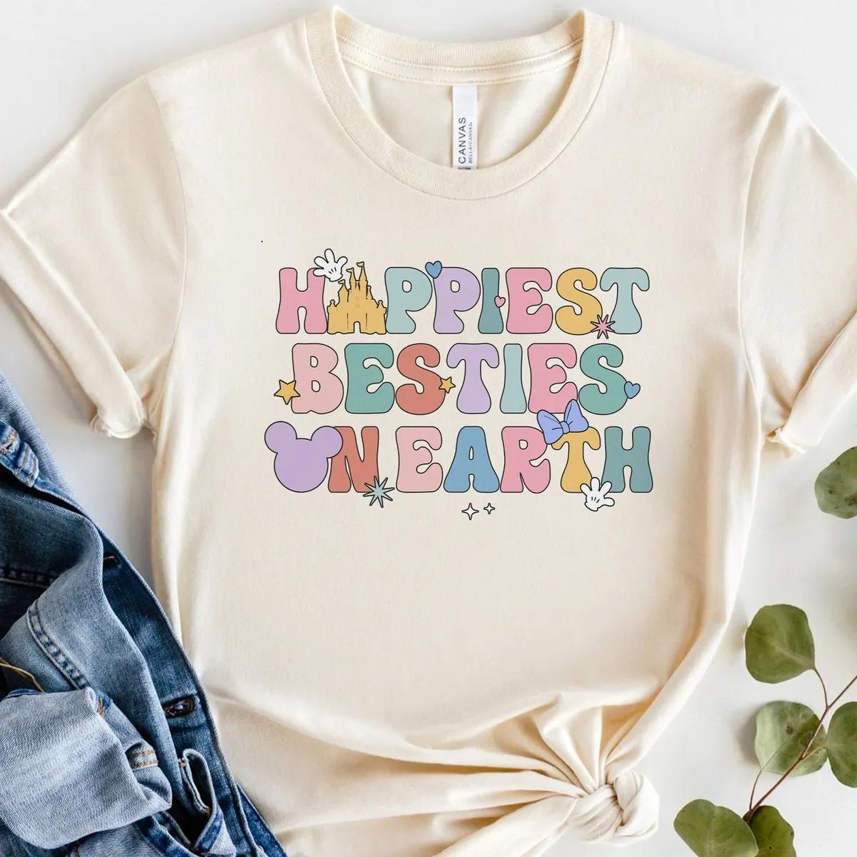 Happiest Besties On Earth 70s Groovy Shirt 4 1