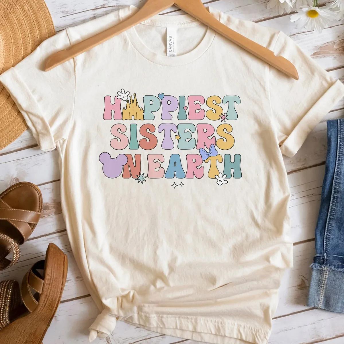 Happiest Sister On Earth 70s Groovy Shirt 3