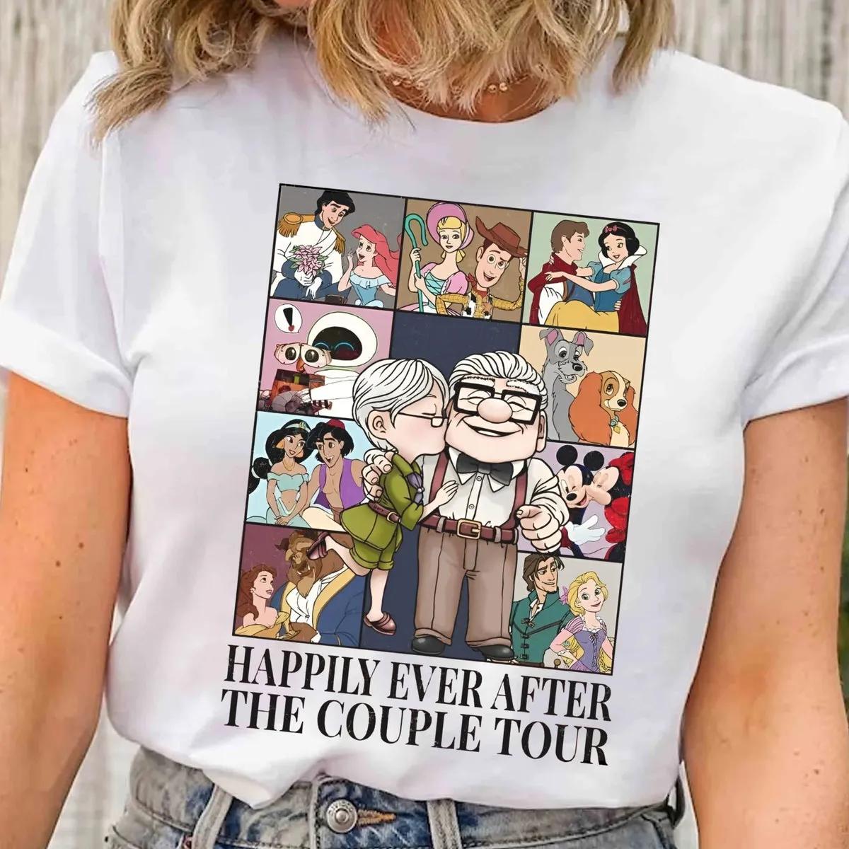 Happily Ever After The Couple Disney Honeymoon Shirt 2