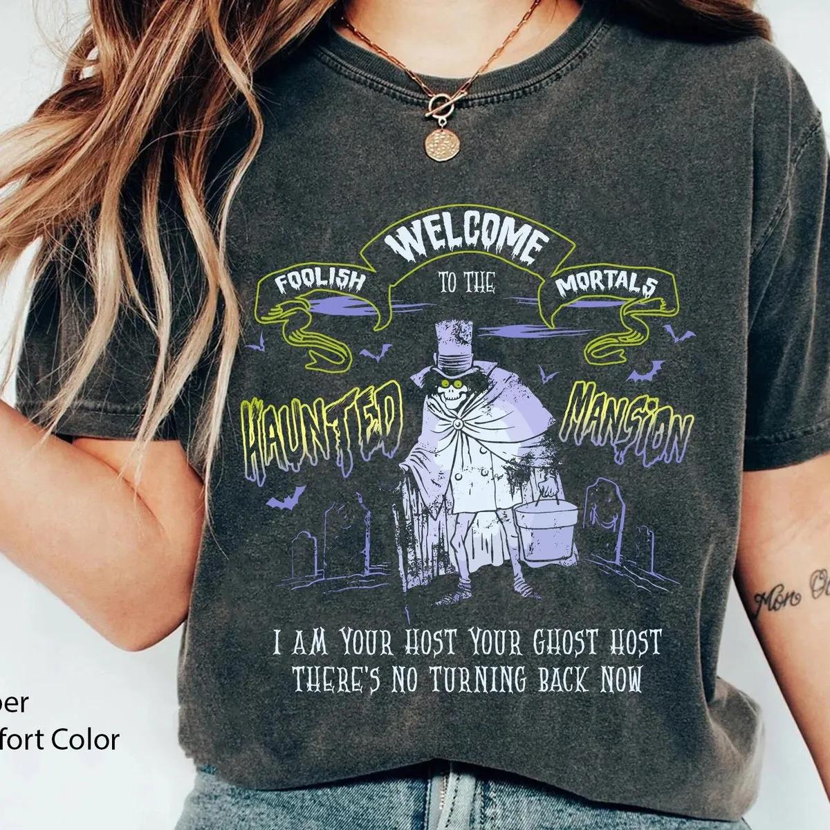 Hatbox Ghost I Am Your Ghost Host Halloween Shirt 2