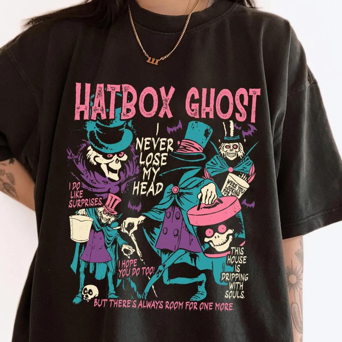 Hatbox Ghost Quote Halloween Shirt 1