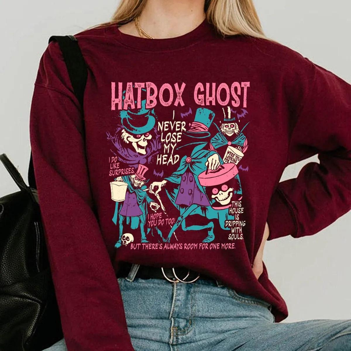 Hatbox Ghost Quote Halloween Shirt 3