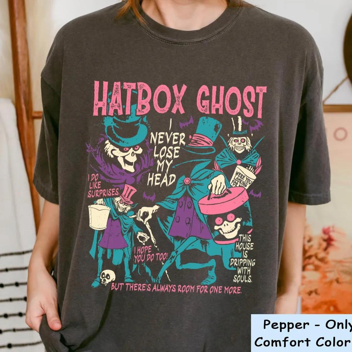 Hatbox Ghost Quote Halloween Shirt 6