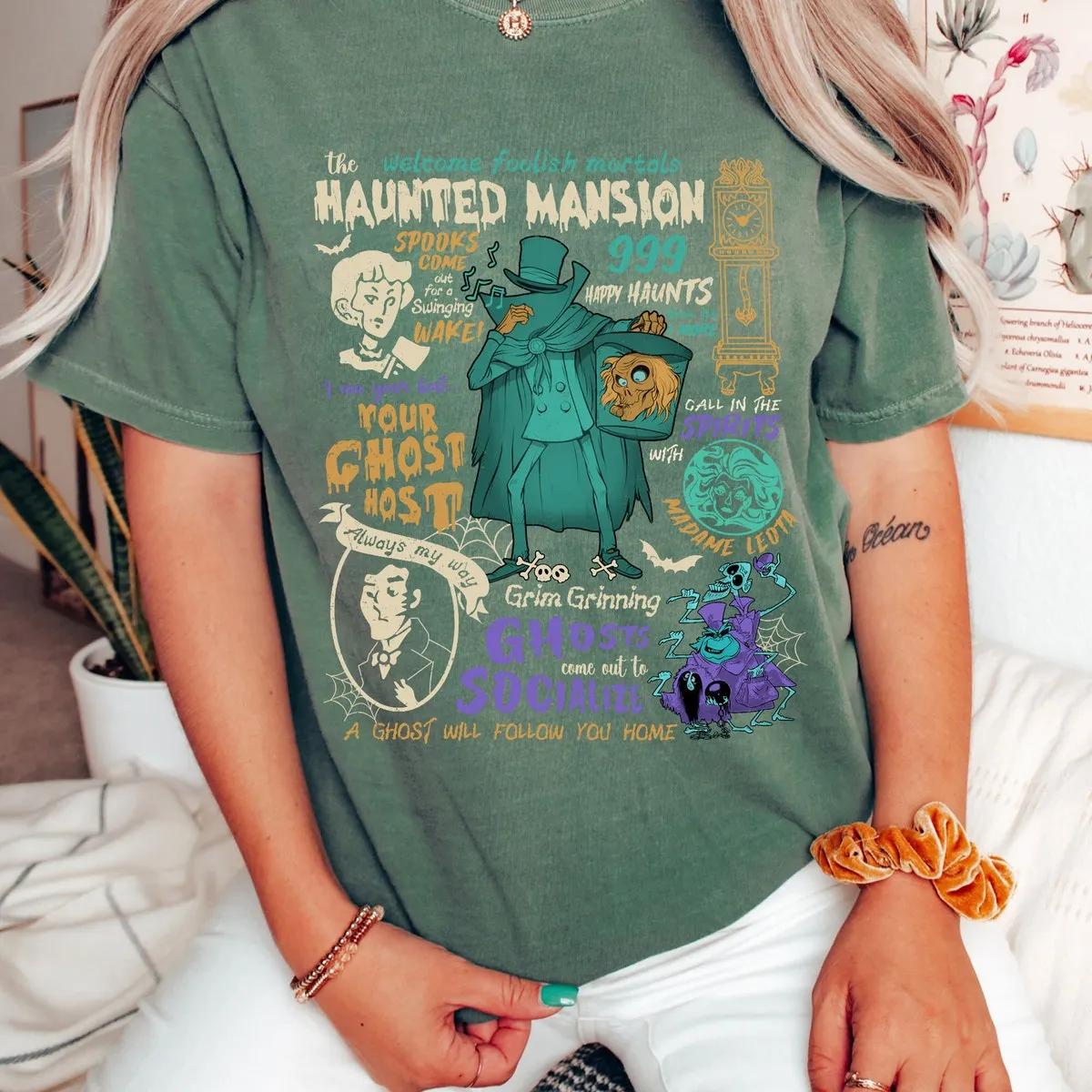 Haunted Mansion Hitchhiking Ghosts Disney Shirt 3 1