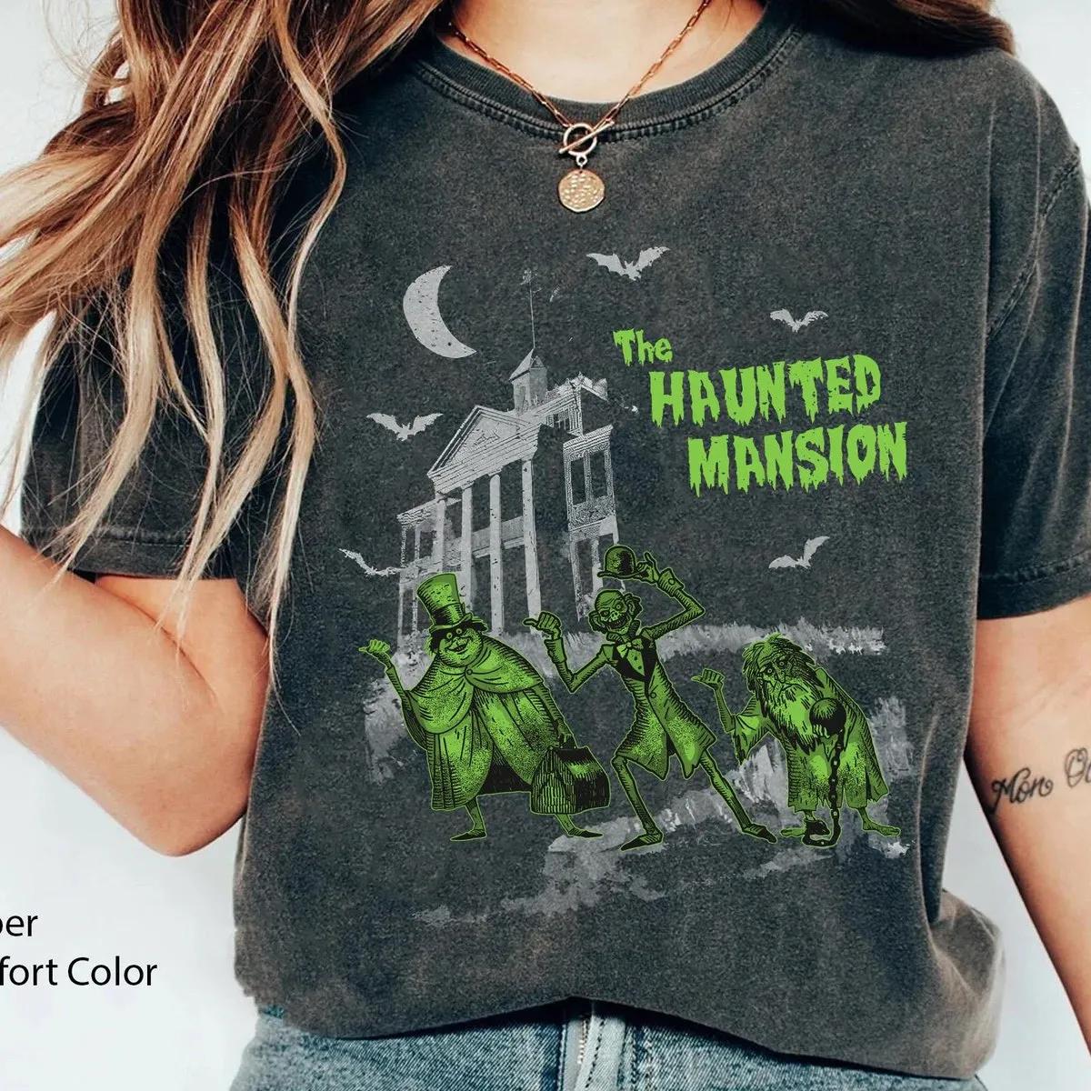 Hitchhiking Ghosts Haunted Mansion Disney Shirt 3