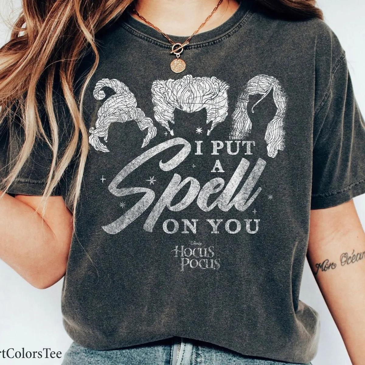 Hocus Pocus Sanderson Hair I Put A Spell On You Halloween Shirt 3 1