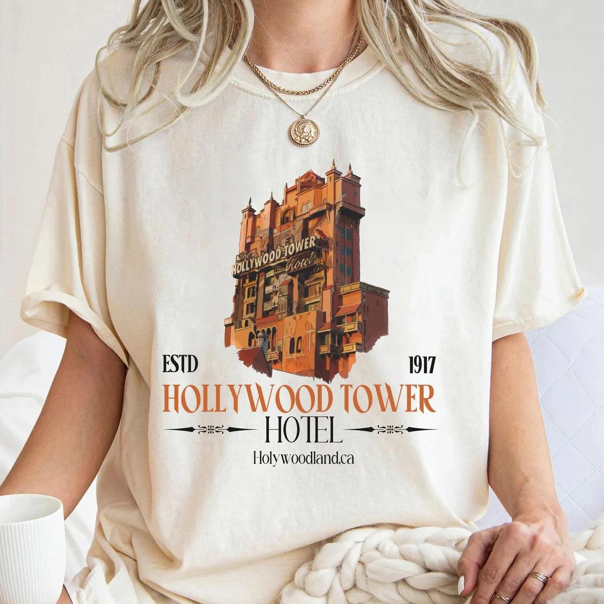 Hollywood Tower Hotel Disney Halloween Shirt 4 1