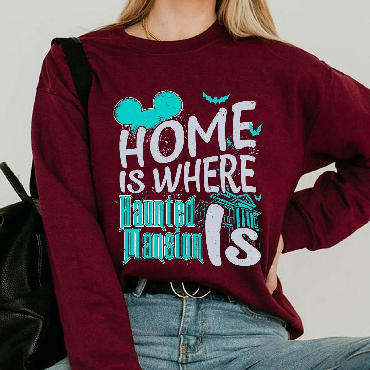 Home Is Where Haunted Mansion Is Halloween Shirt 5