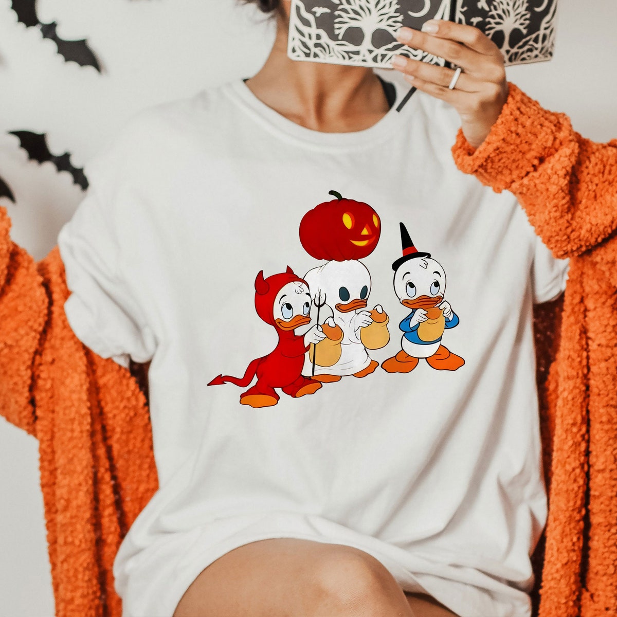 Huey Dewey And Louie Donald Ducks Nephews Halloween Shirt 6 1