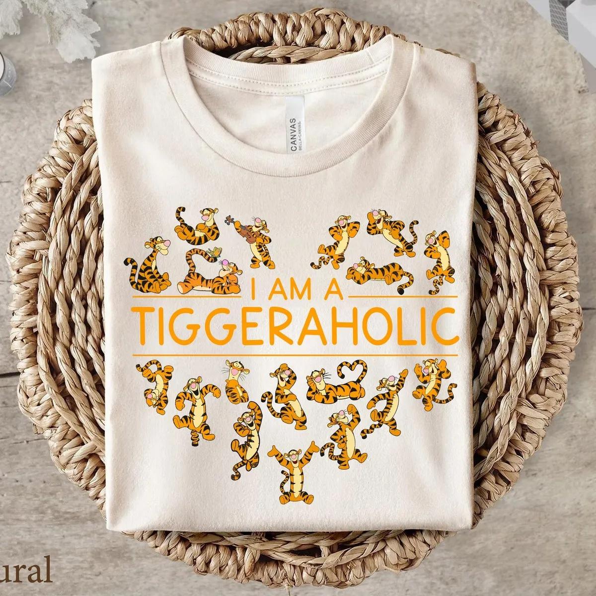 I Am A Tiggeraholic Shirt Winnie The Pooh Tee 3