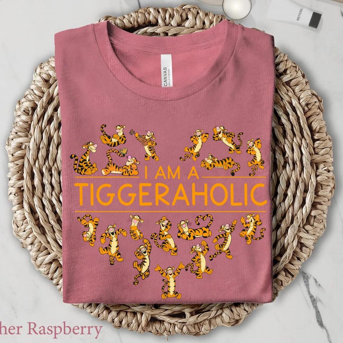 I Am A Tiggeraholic Shirt Winnie The Pooh Tee 4