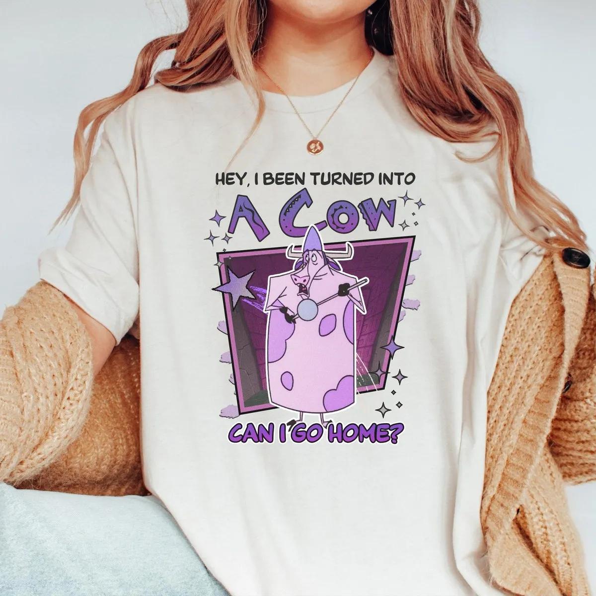 I Been Turned Into A Cow Shirt Kuzco Llama Tee 2