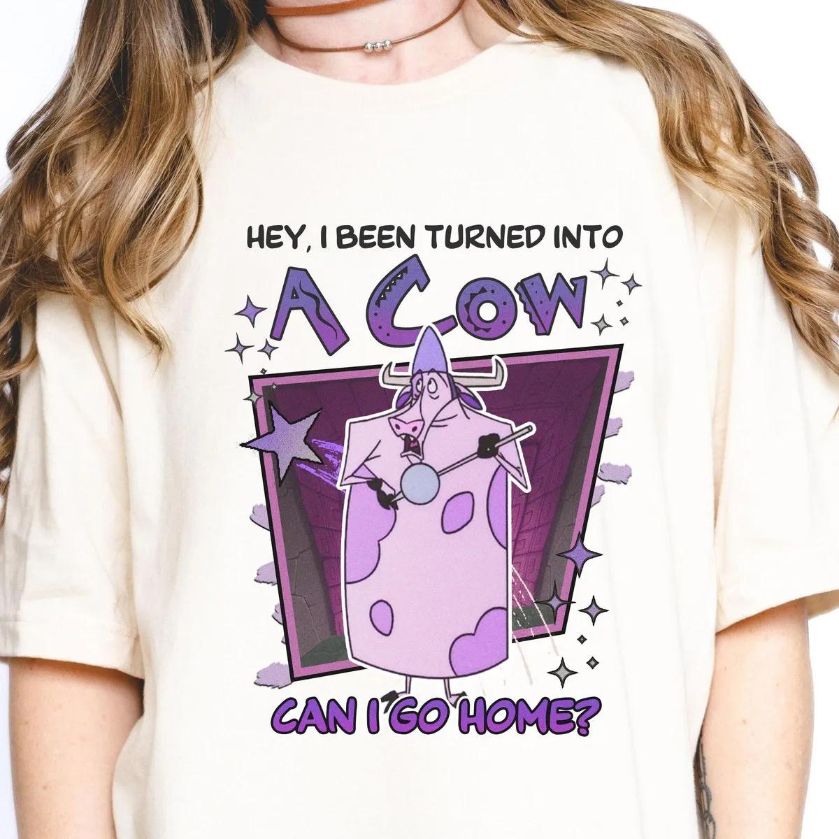 I Been Turned Into A Cow Shirt Kuzco Llama Tee 3