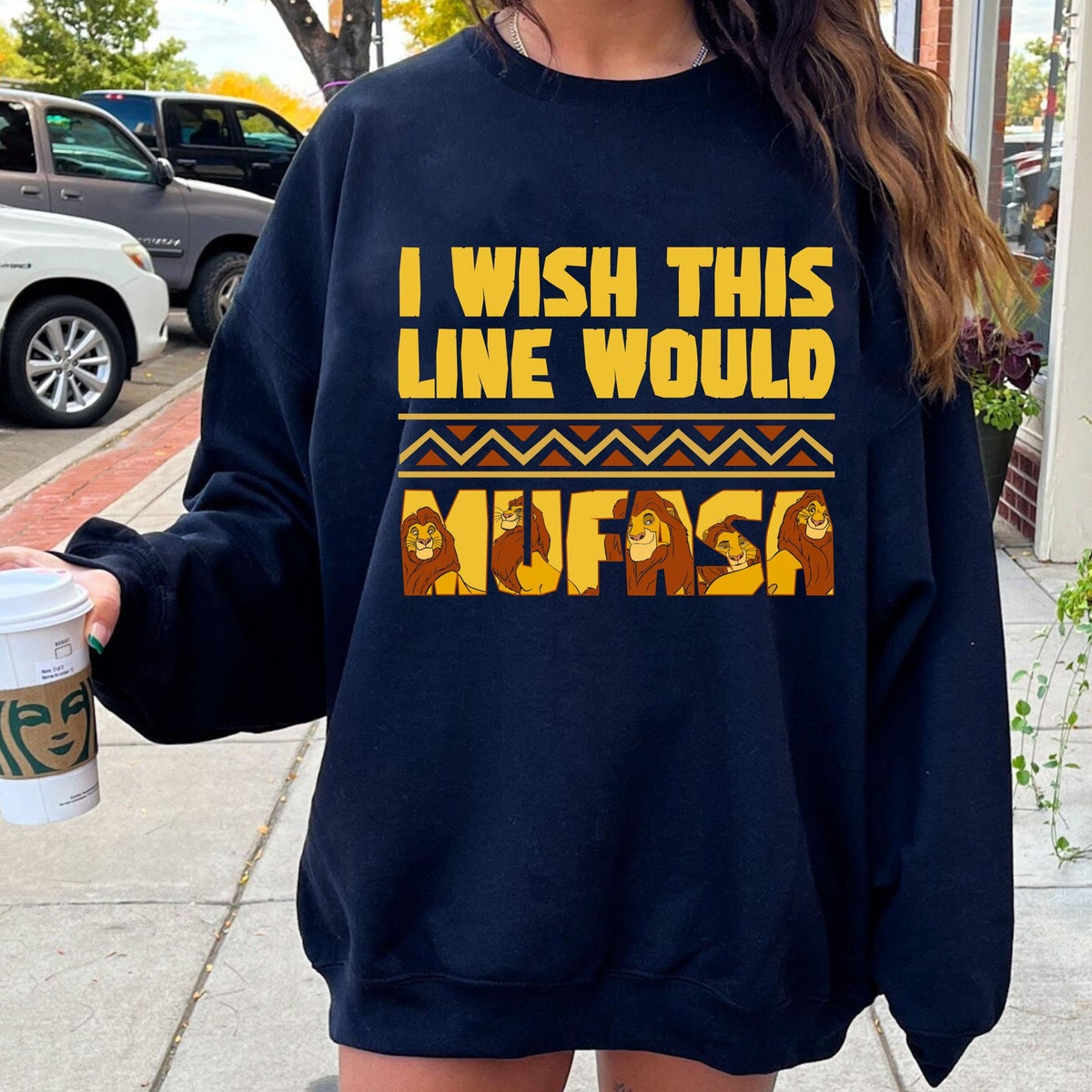 I Wish This Line Would Mufasa Shirt 5 1