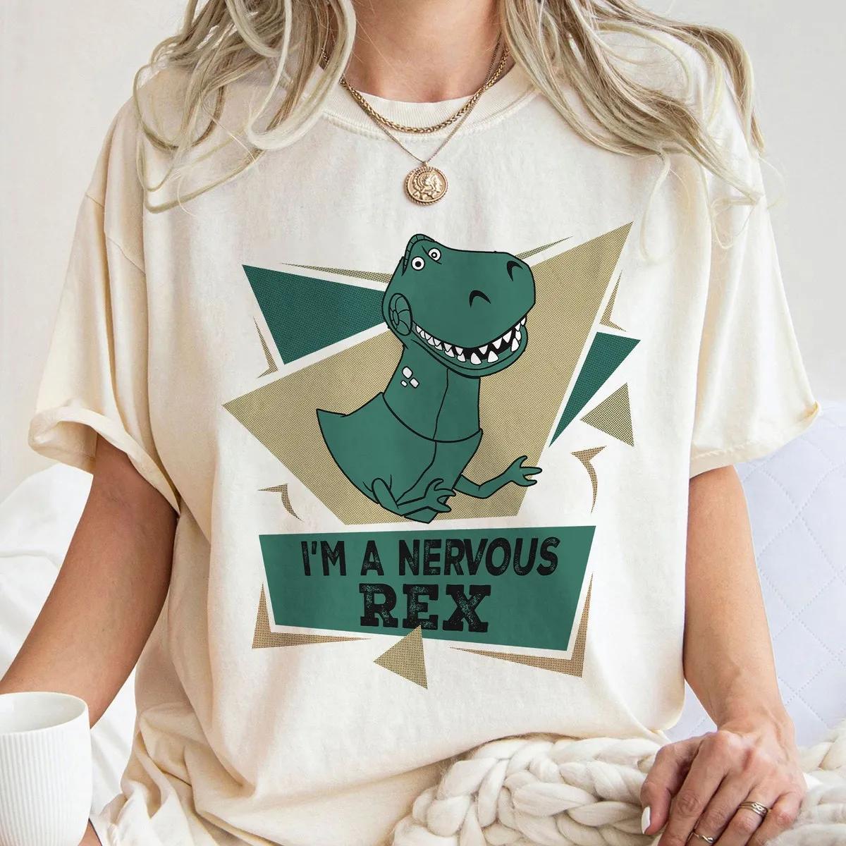 Im A Nervous Rex Shirt 90s Retro Family Matching Shirt 1 1