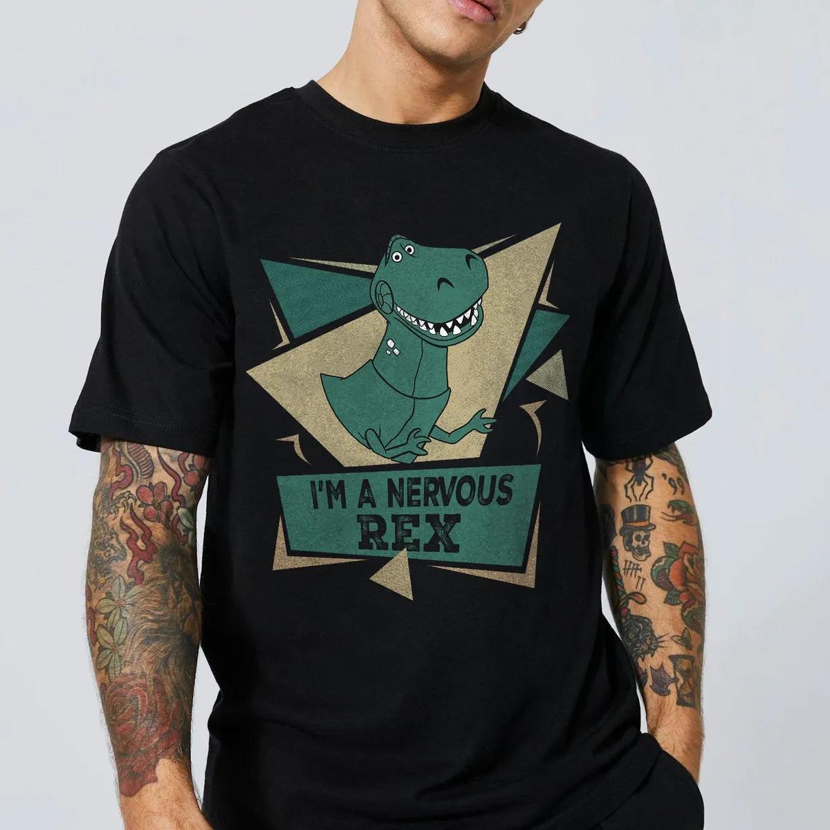 Im A Nervous Rex Shirt 90s Retro Family Matching Shirt 3 1