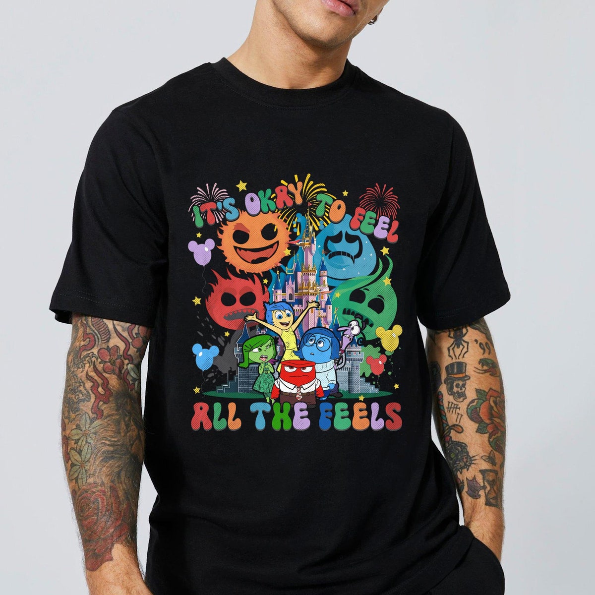 Inside Out 2 Its Okay To Feel All The Feels Balloons Shirt 1 1