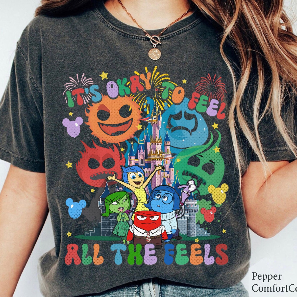 Inside Out 2 Its Okay To Feel All The Feels Balloons Shirt 3 1