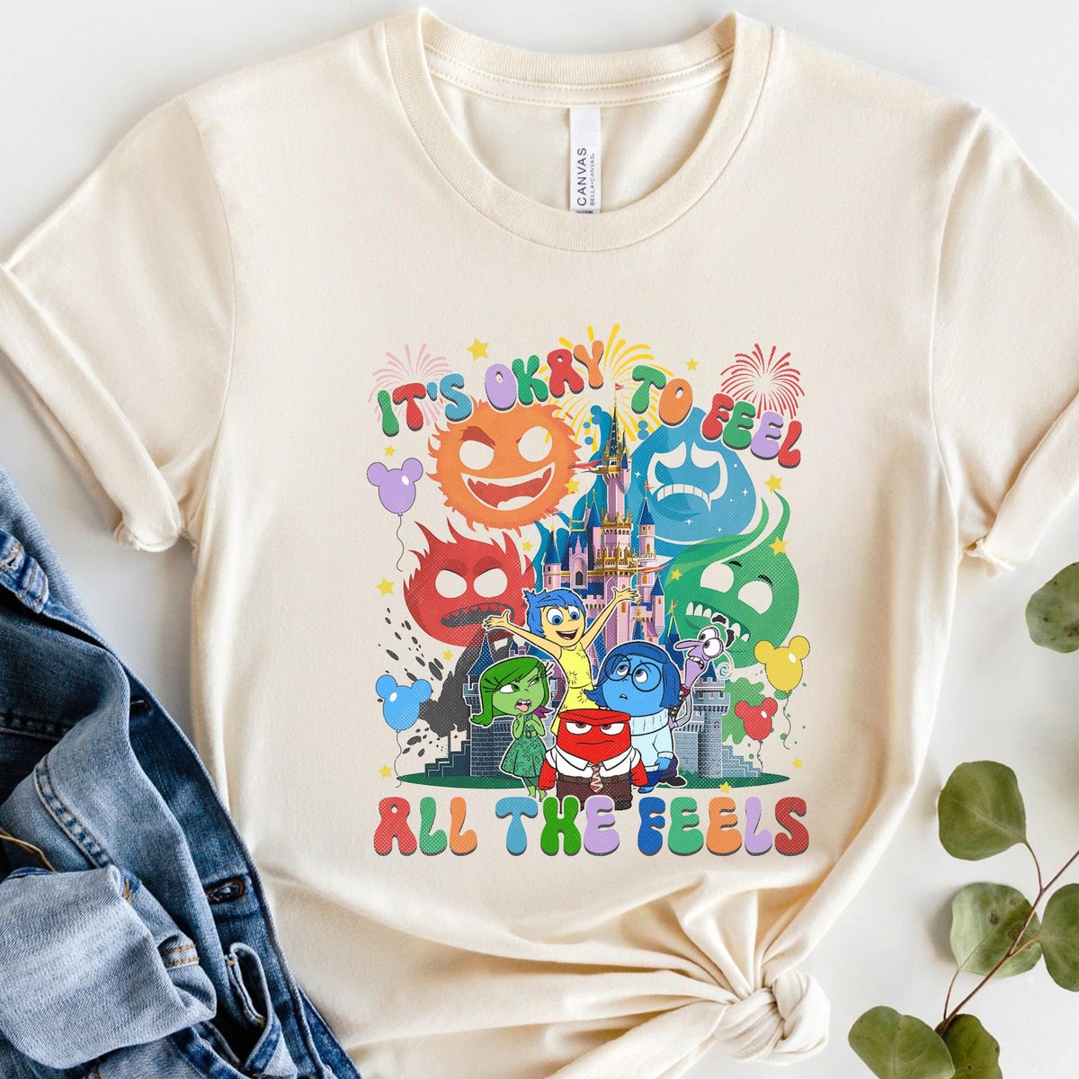 Inside Out 2 Its Okay To Feel All The Feels Balloons Shirt 5 1