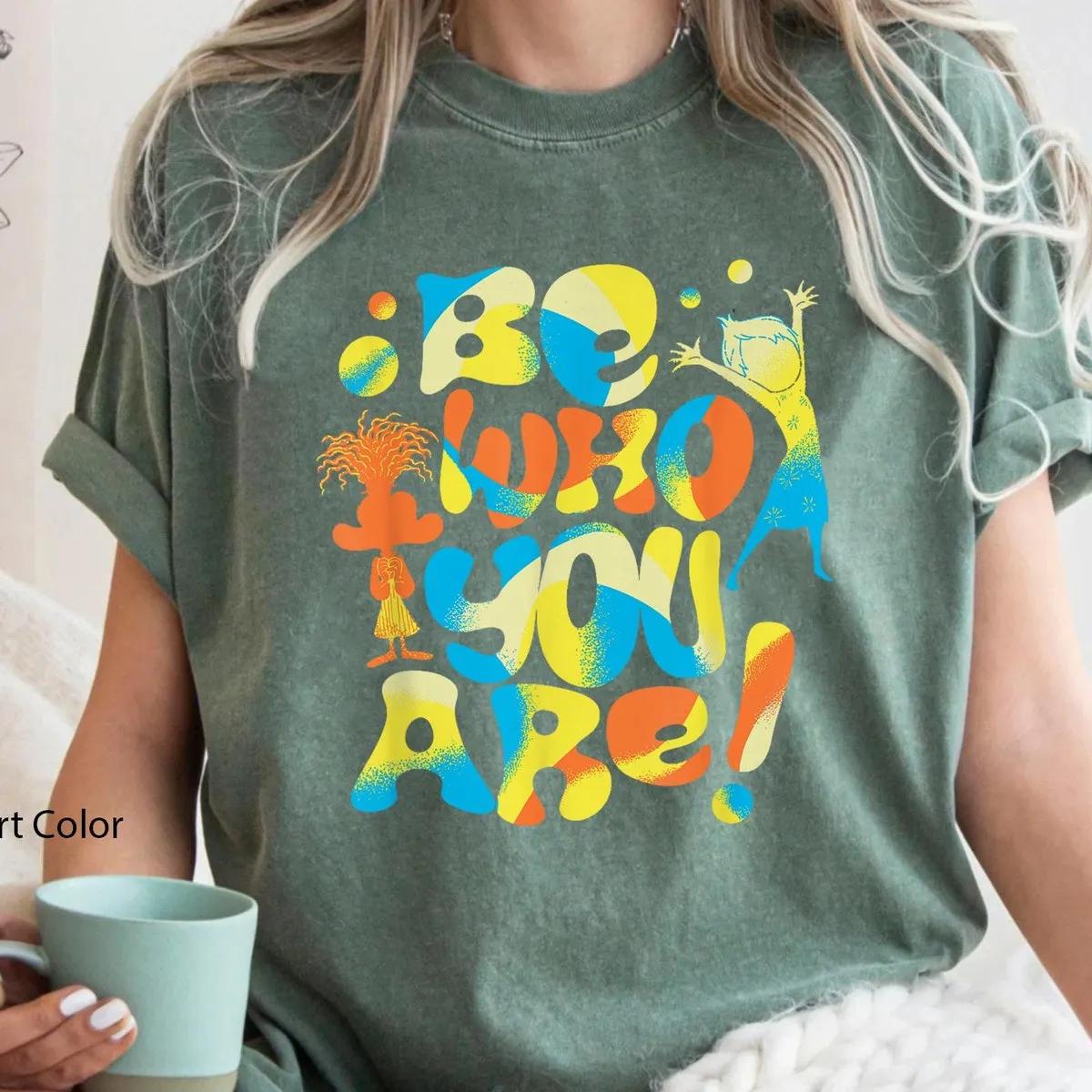 Inside Out 2 Joy and Anxiety Be Who You Are Shirt 3