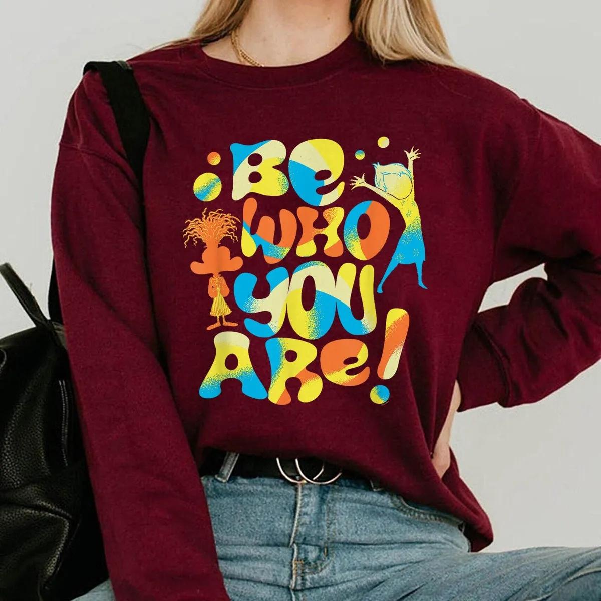 Inside Out 2 Joy and Anxiety Be Who You Are Shirt 4