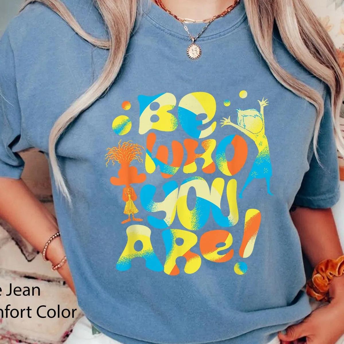 Inside Out 2 Joy and Anxiety Be Who You Are Shirt 5