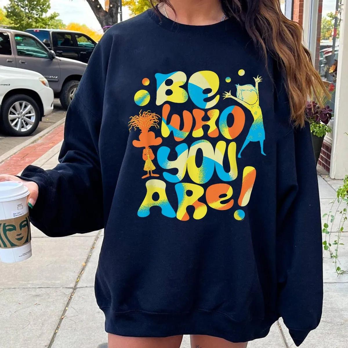 Inside Out 2 Joy and Anxiety Be Who You Are Shirt 6