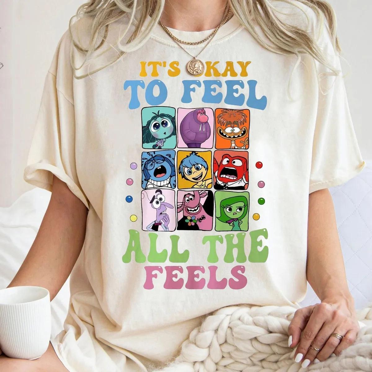 ItS Okay To Feel All The Feels Inside Out Shirt 1