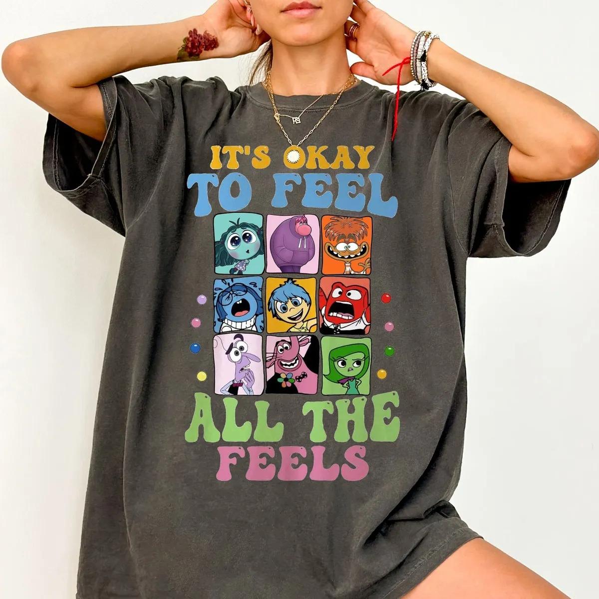 ItS Okay To Feel All The Feels Inside Out Shirt 2