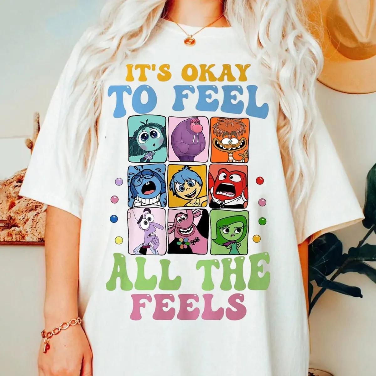 ItS Okay To Feel All The Feels Inside Out Shirt 3