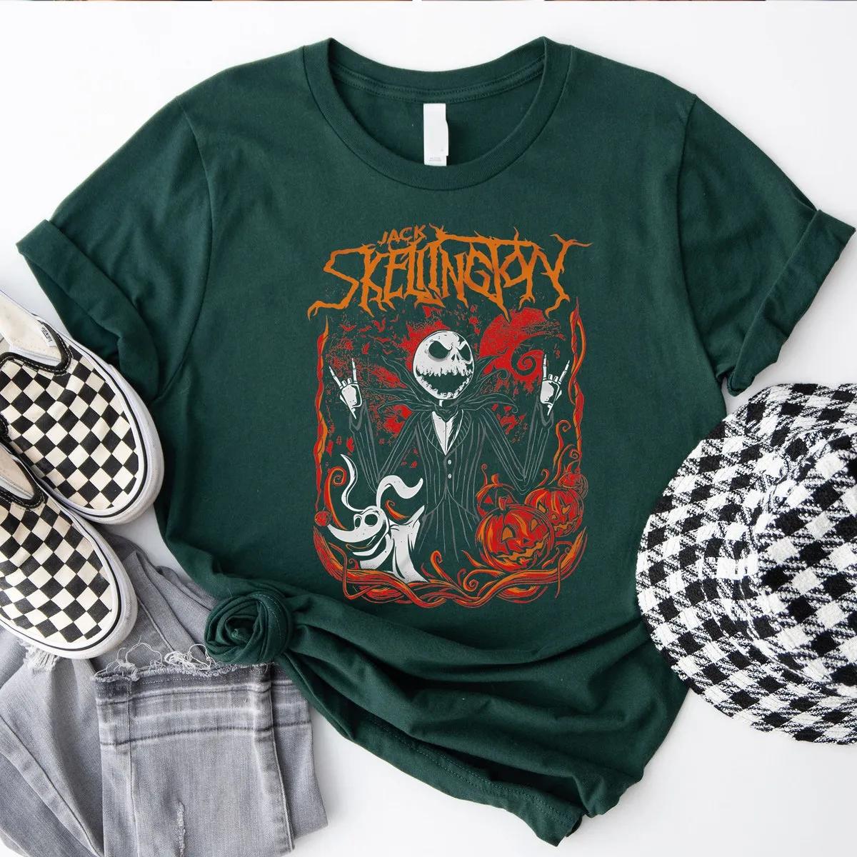 Jack Skellington Shirt Disney Nightmare Halloween Tee 2 1