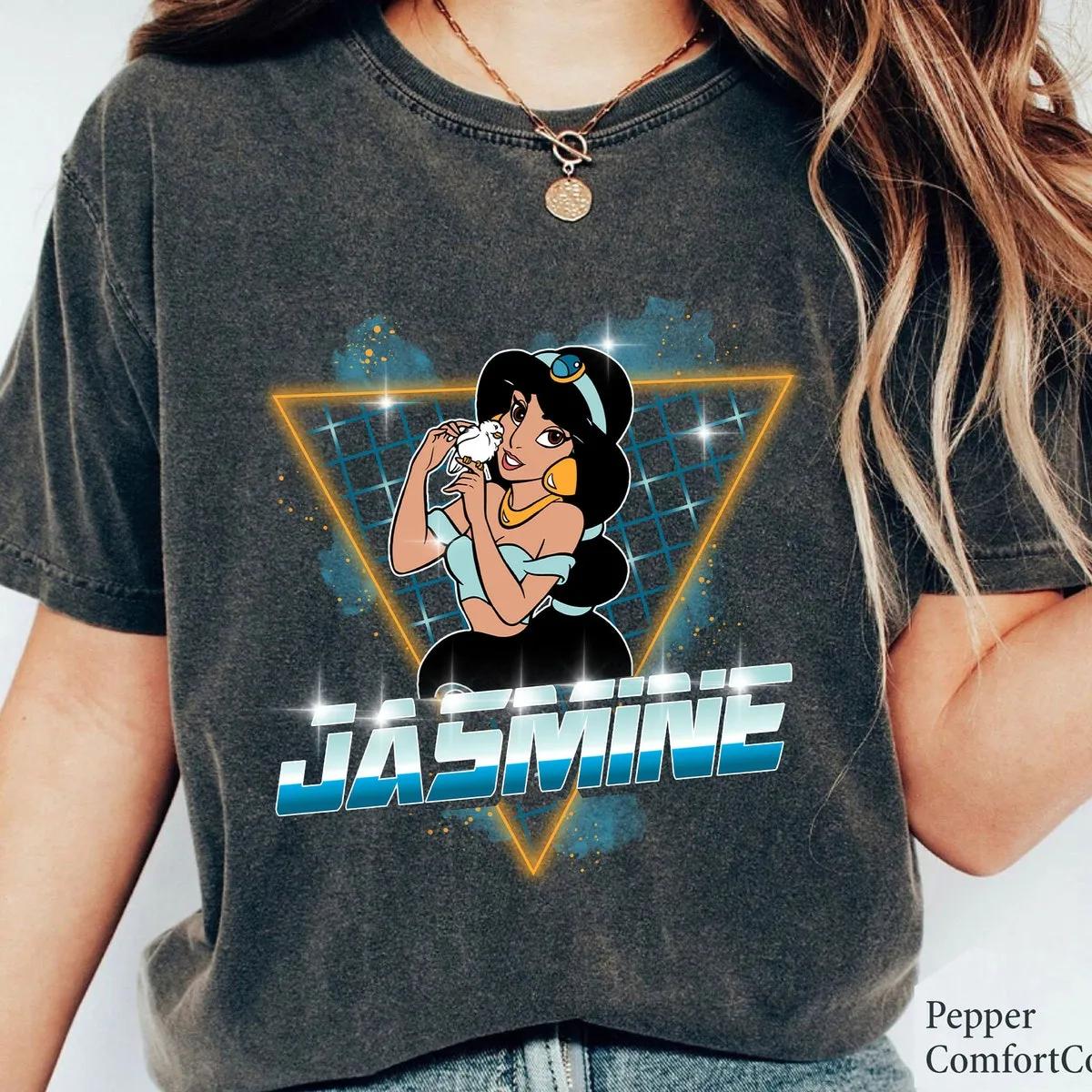 Jasmine Aladdin 90s Retro Disney Princess Shirt 1 1