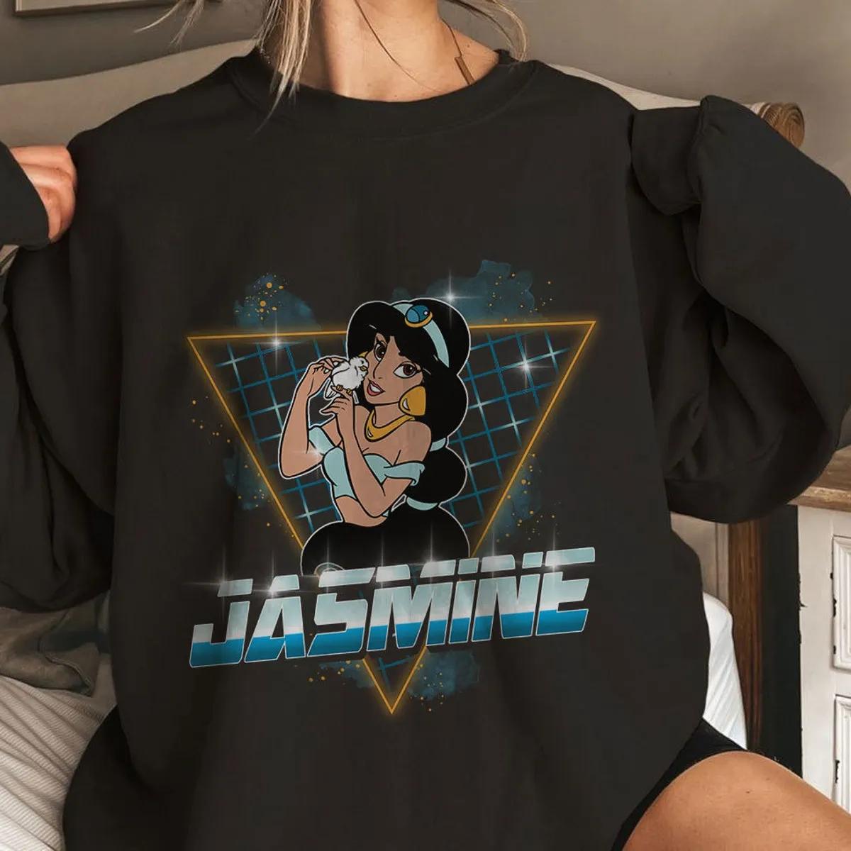 Jasmine Aladdin 90s Retro Disney Princess Shirt 4 1