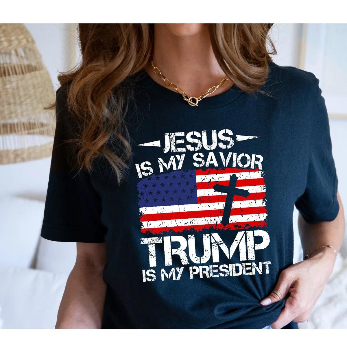 Jesus is My Savior Trump is My President Shirt 1