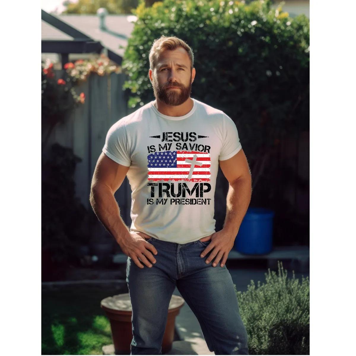 Jesus is My Savior Trump is My President Shirt 5