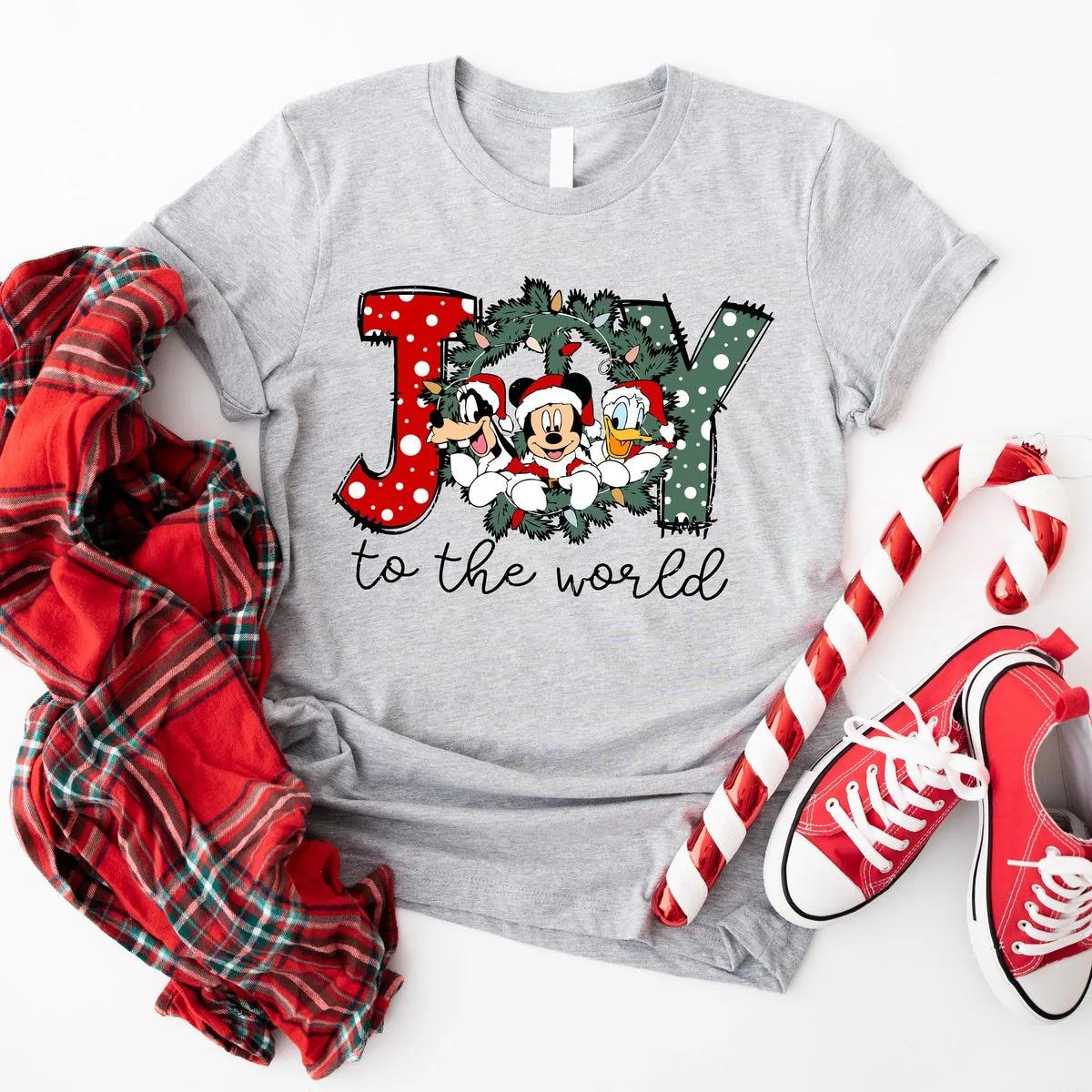 Joy To The World Disney Christmas Shirt 5 1